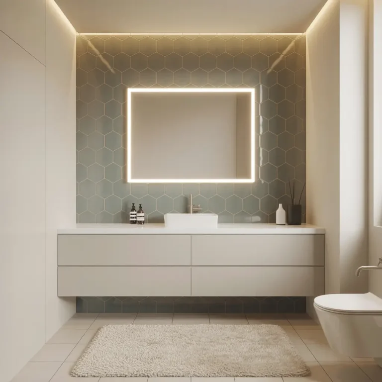15 Fresh Hexagon Tile Bathroom Ideas with Chic Aesthetics