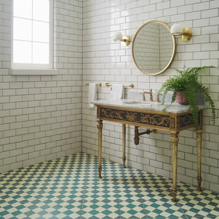 15 Unique White Tile Bathroom Ideas with Creative Touches