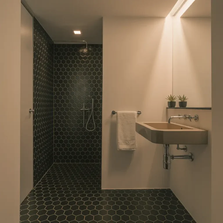 15 Creative Black Hexagon Tile Bathroom Ideas for Stylish Homes