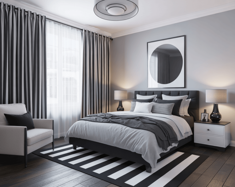 15 Stunning Black and White Bedroom Decor Ideas for Modern Charm