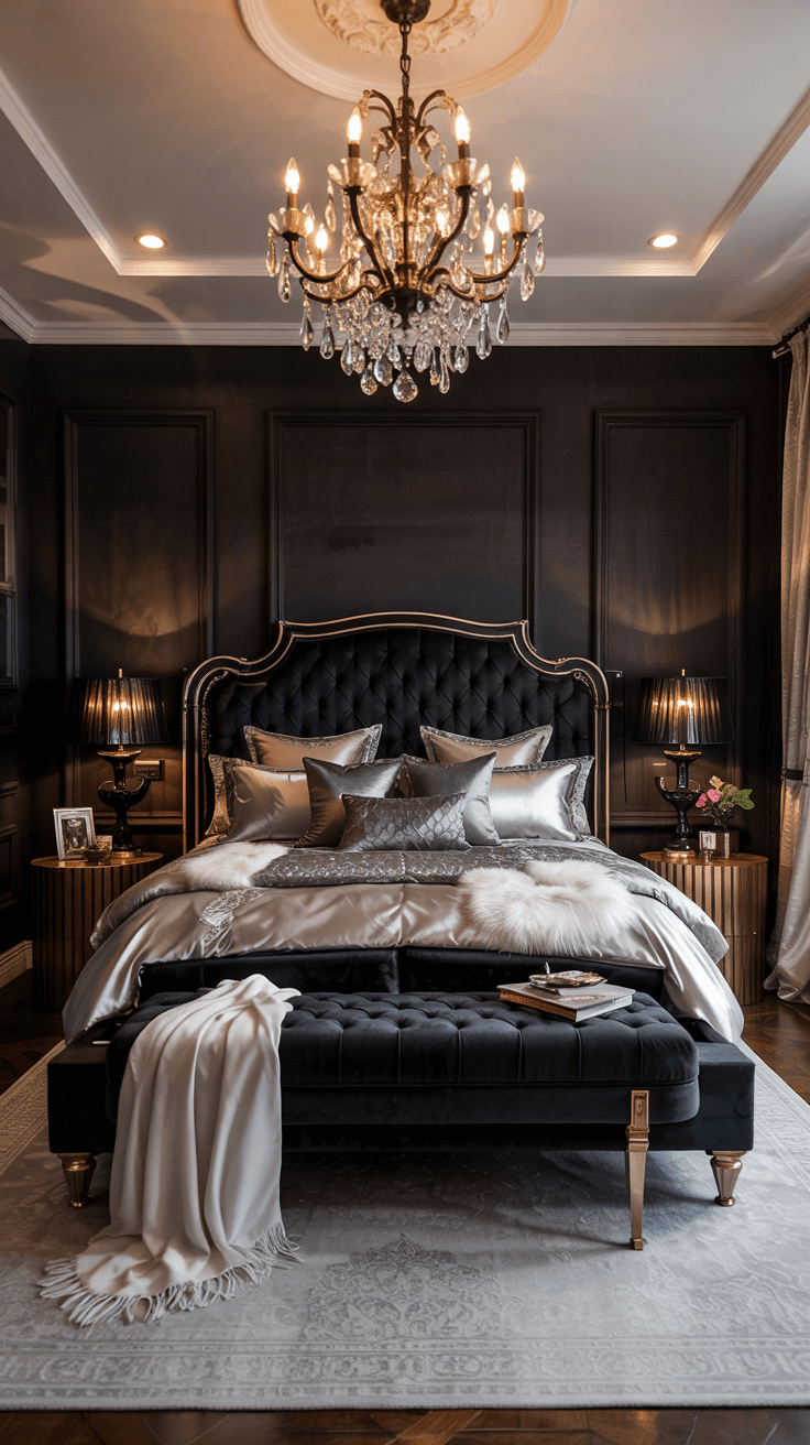 15 Stunning Black Bedroom Decor Ideas for Modern Stylish Homes