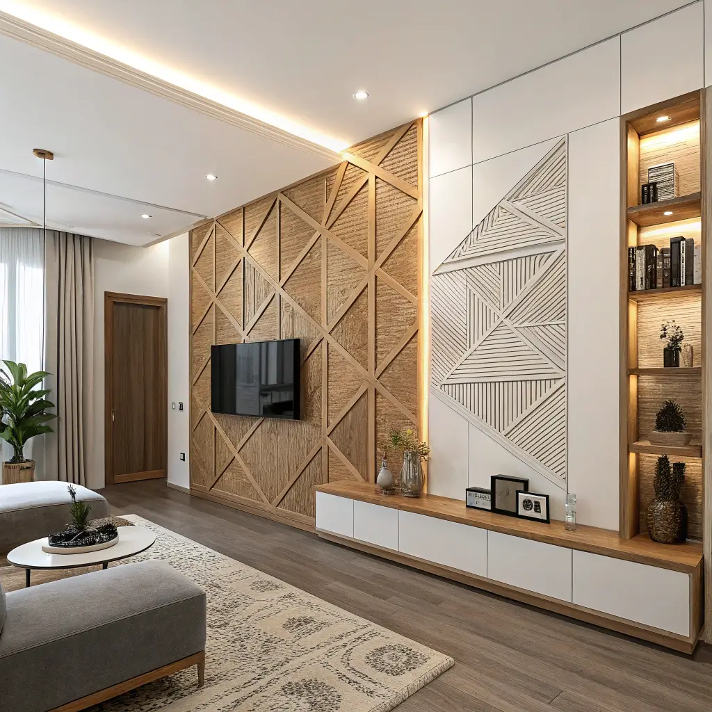 15 Modern Wooden Wall Decor Ideas for Trendy Interiors, image size:1024x1024