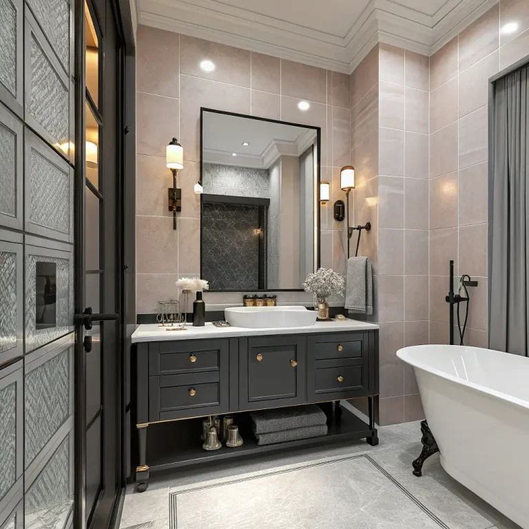 15 Beautiful Bathrooms with Black Fixtures You’ll Love