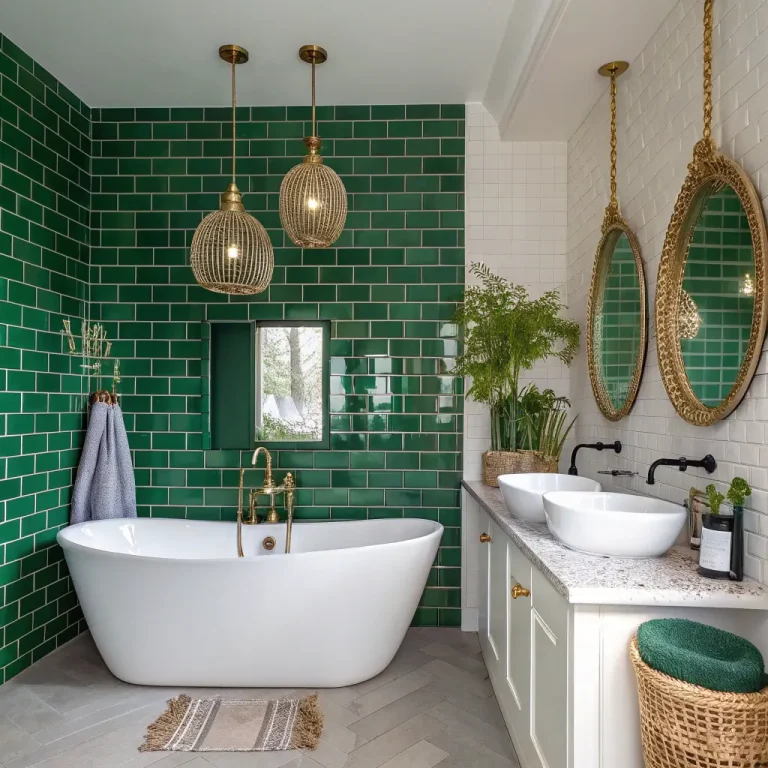 15 Elegant Green Bathroom Ideas You’ll Fall in Love With