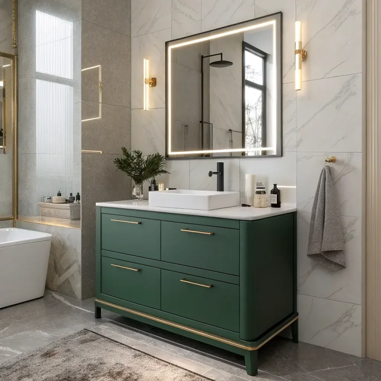 15 Stunning Green Bathroom Vanity Ideas for a Fresh Look