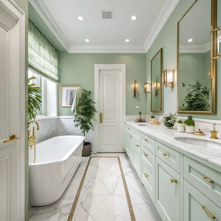 15 Elegant Light Green Bathroom Ideas to Transform Your Room
