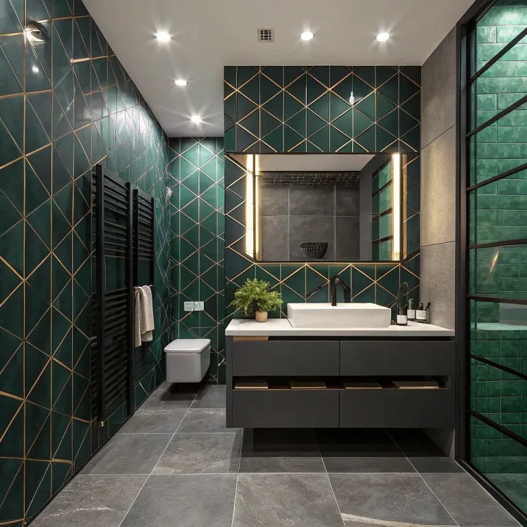 15 Sophisticated Moody Green Bathroom Ideas to Try Now
