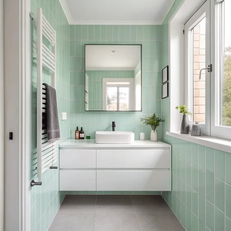 15 Fresh Green and White Bathroom Ideas That Inspire Calm
