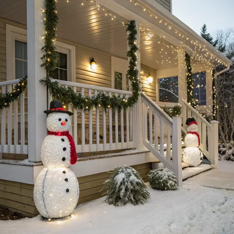 15 Elegant Christmas Porch Decorating Ideas to Impress Guests