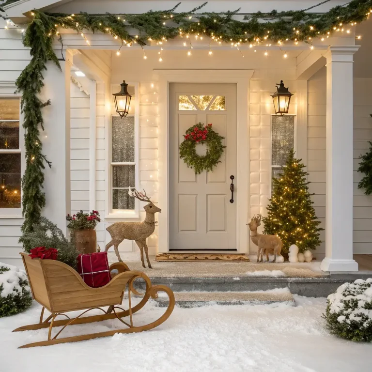 12 Delightful Front Porch Christmas Decor Ideas to Inspire You