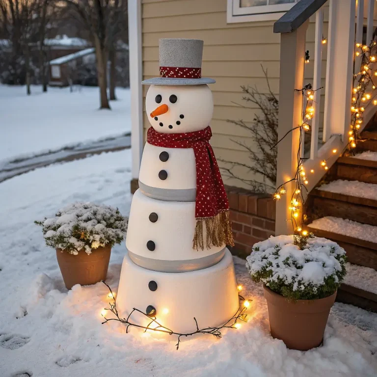 15 Unique DIY Outdoor Christmas Decorations Ideas for Garden