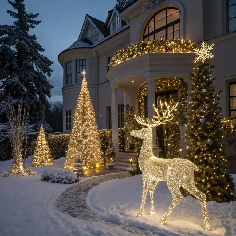 15 Enchanting Outdoor Christmas Decorations Yard Ideas for Homes