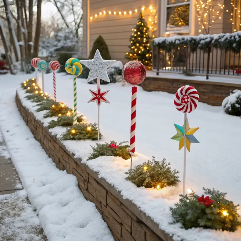 15 Sparkling Outdoor Christmas Decor Ideas for Winter Magic