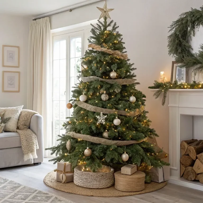 15 Cozy Earth Tone Christmas Tree Ideas and Warm Holiday Decor