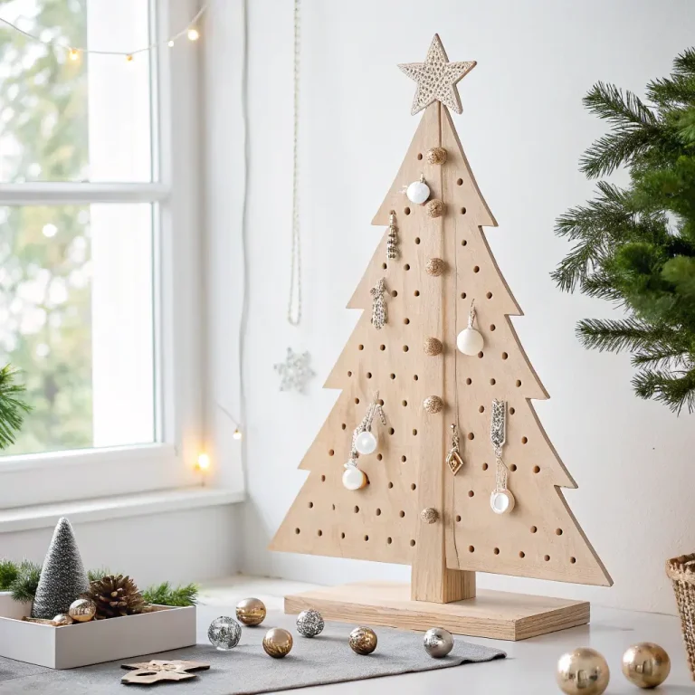10 Joyful Wood Christmas Trees DIY Ideas and Crafty Decorations