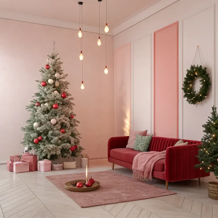 15 Creative Pink Red and Green Christmas Ideas for Inspiration