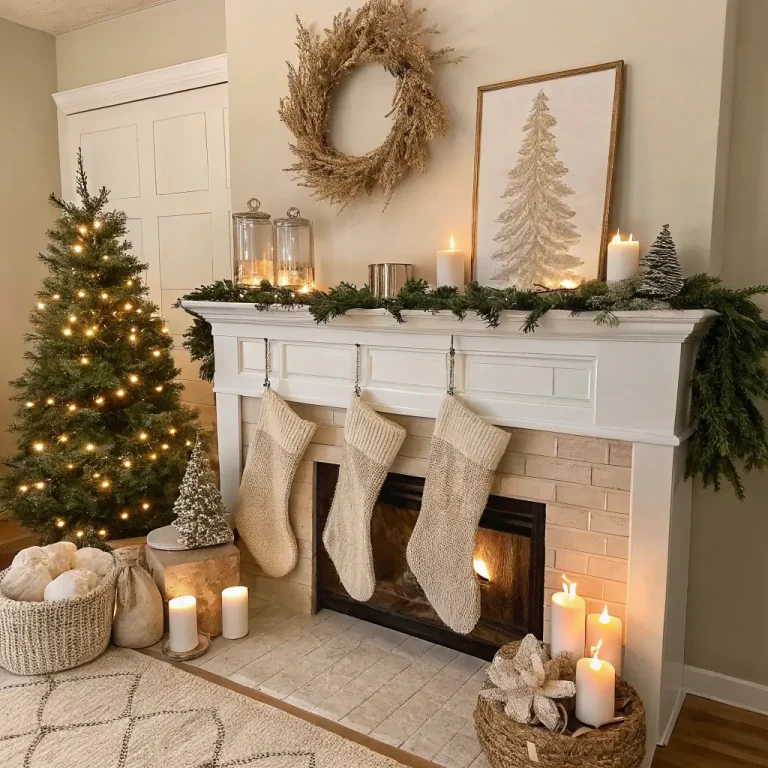 15 Inspiring Christmas Mantle Ideas and Trendy Holiday Touches
