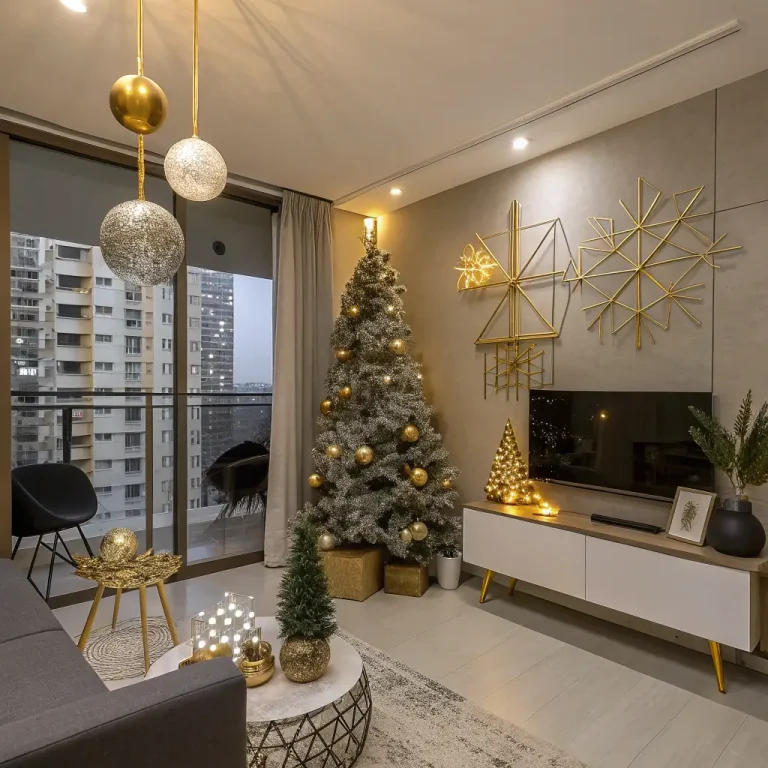 15 Magical Christmas Apartment Decor Ideas for Tiny Homes