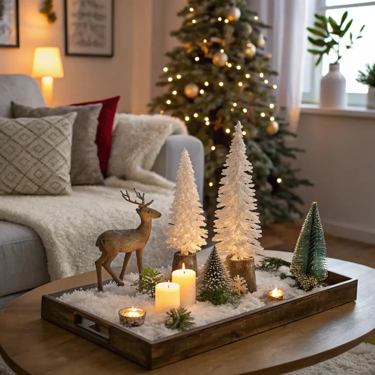 15 Elegant Coffee Table Christmas Decor Ideas to Wow Guests