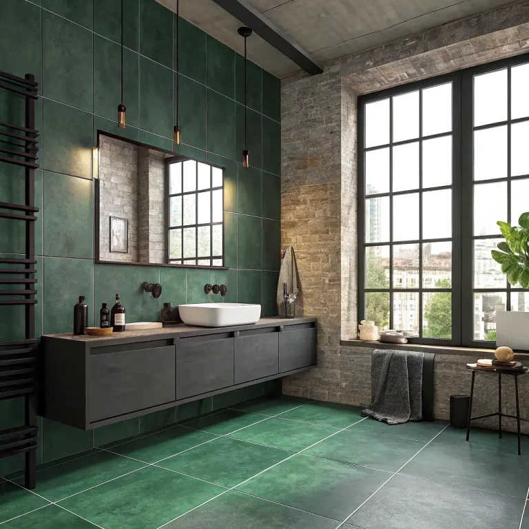 15 Sophisticated Deep Green Bathroom Ideas That Impress