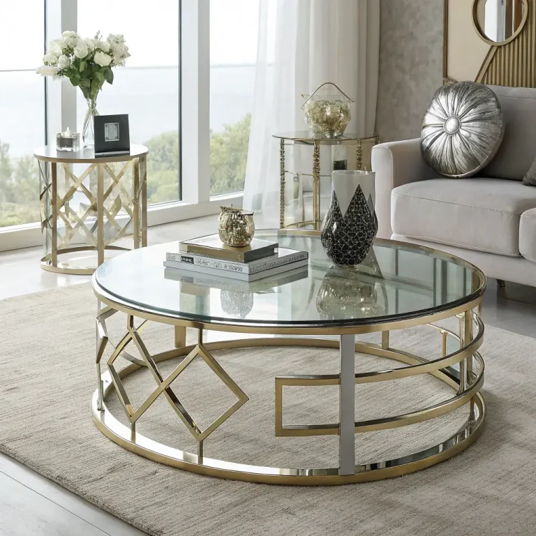 15 Elegant Circle Coffee Table Decor Ideas for Trendy Spaces