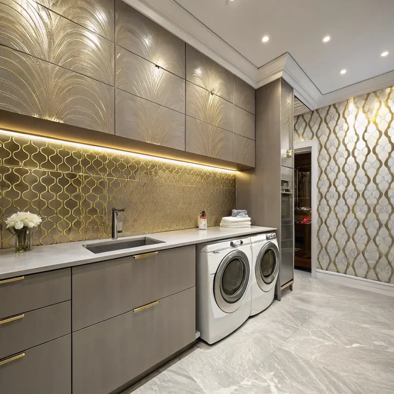 15 Stylish Laundry Room Wallpaper Ideas and Modern Decor Touch