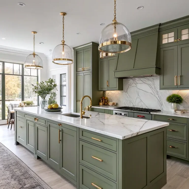 15 Cozy Olive Green Kitchen Ideas for Every Home