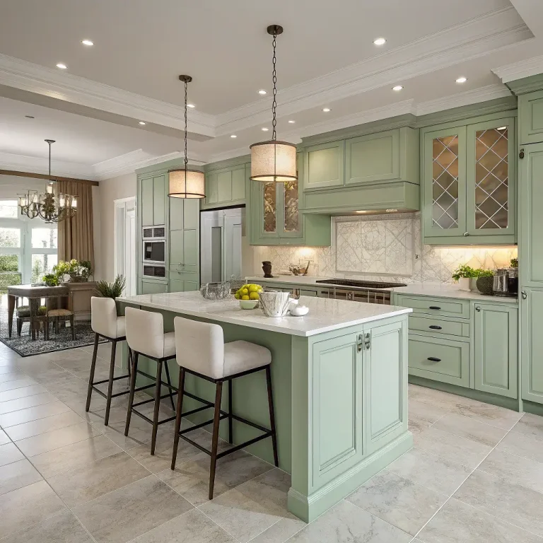 15 Fresh Light Green Kitchen Ideas and Modern Makeovers