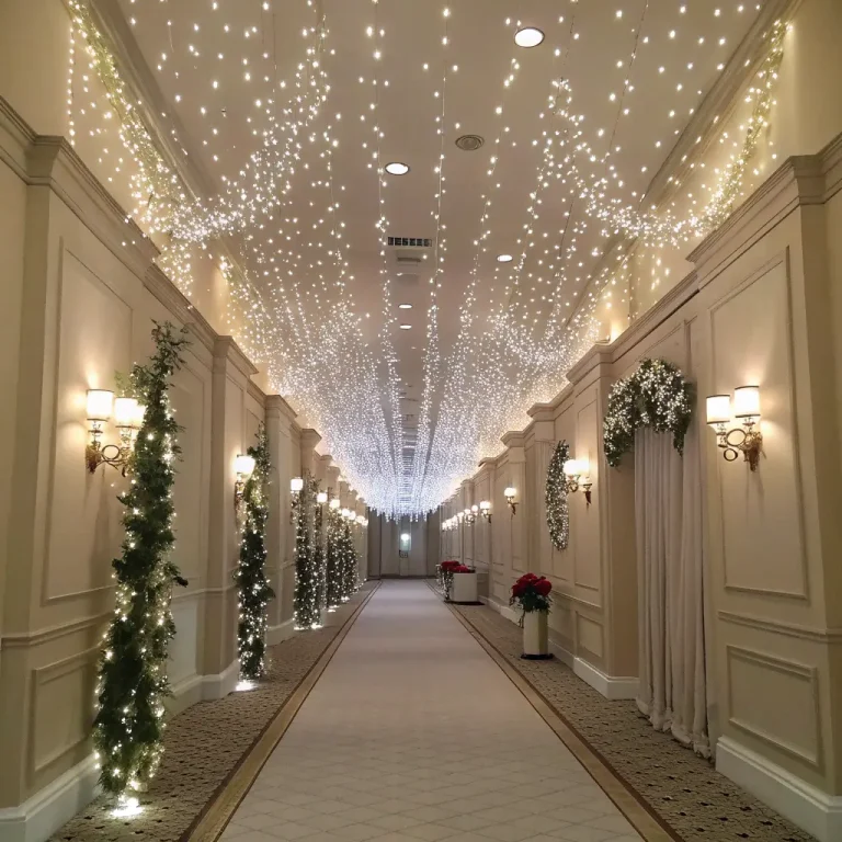 15 Beautiful Hallway Christmas Lights Ideas to Try This Year