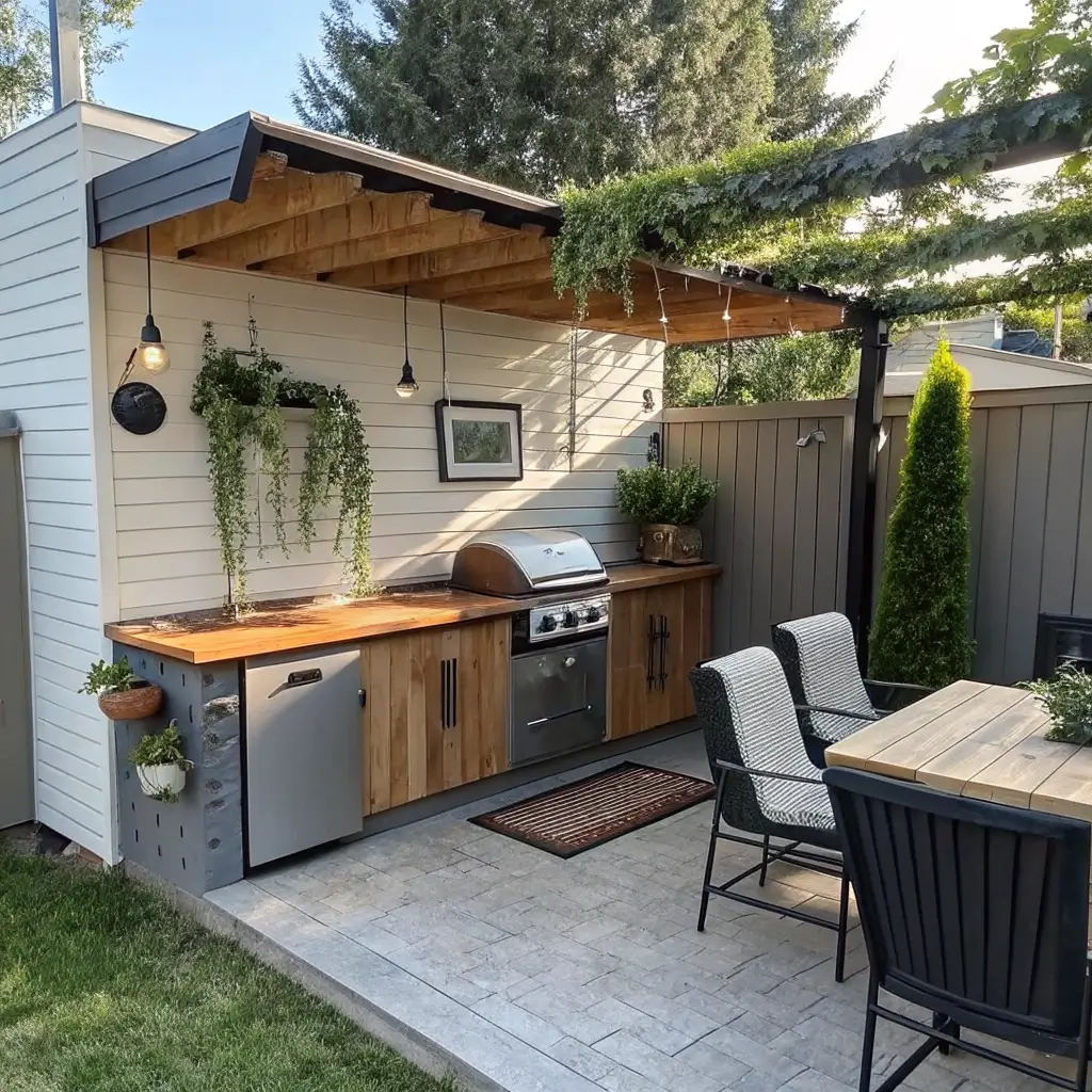 15 Amazing Outdoor Kitchen DIY Ideas for Small Spaces