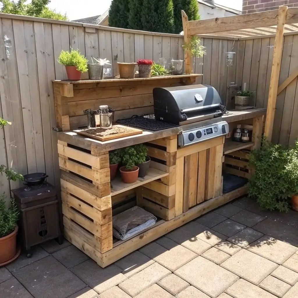 15 Amazing Outdoor Kitchen DIY Ideas for Small Spaces
