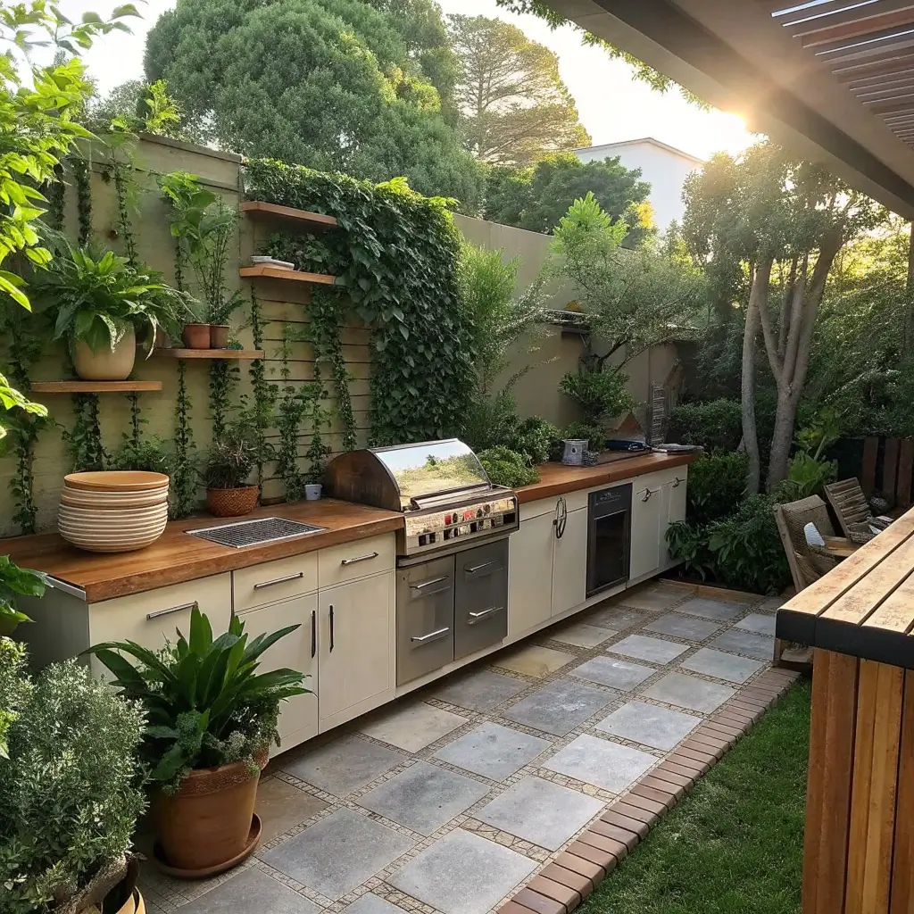 15 Amazing Outdoor Kitchen DIY Ideas for Small Spaces