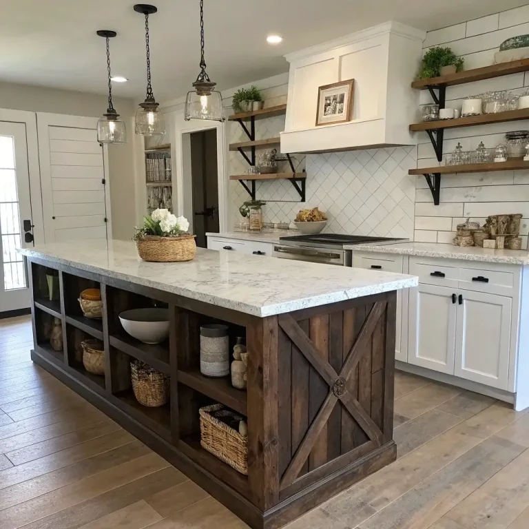 15 Modern Rustic Farmhouse Kitchen Island Ideas You Need