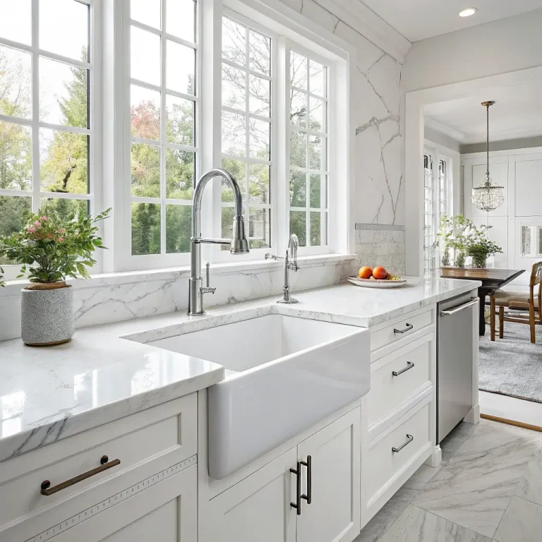 10 Delightful Farmhouse Sink Kitchen Ideas and Lighting Tips