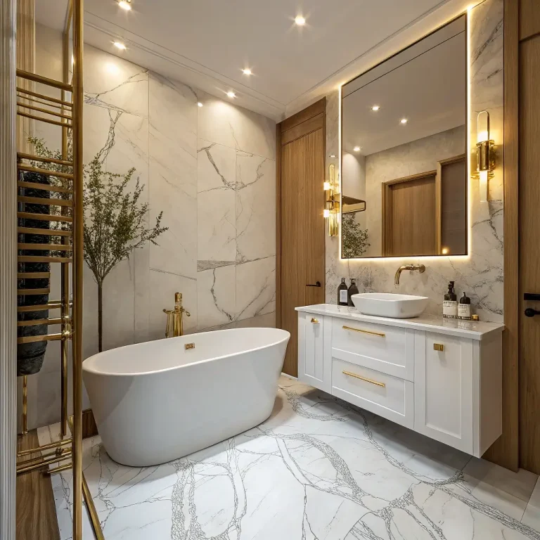 15 Sophisticated Luxury Bathroom Ideas and Glam Upgrades
