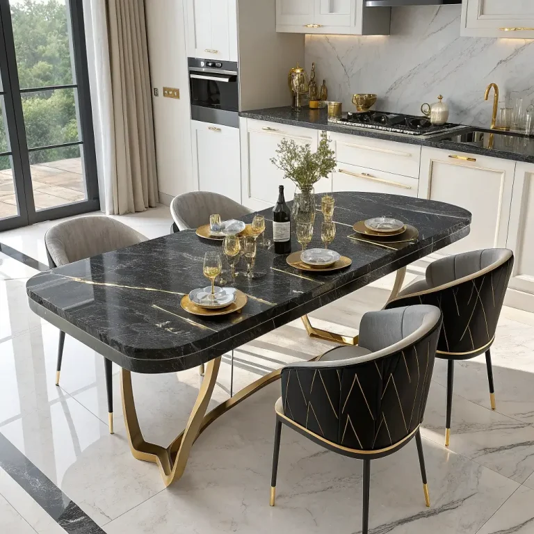 12 Cozy Black Kitchen Table Ideas and Space-Saving Hacks