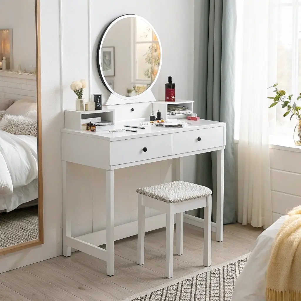 15 Creative Simple Vanity Ideas Bedroom to Maximize Space
