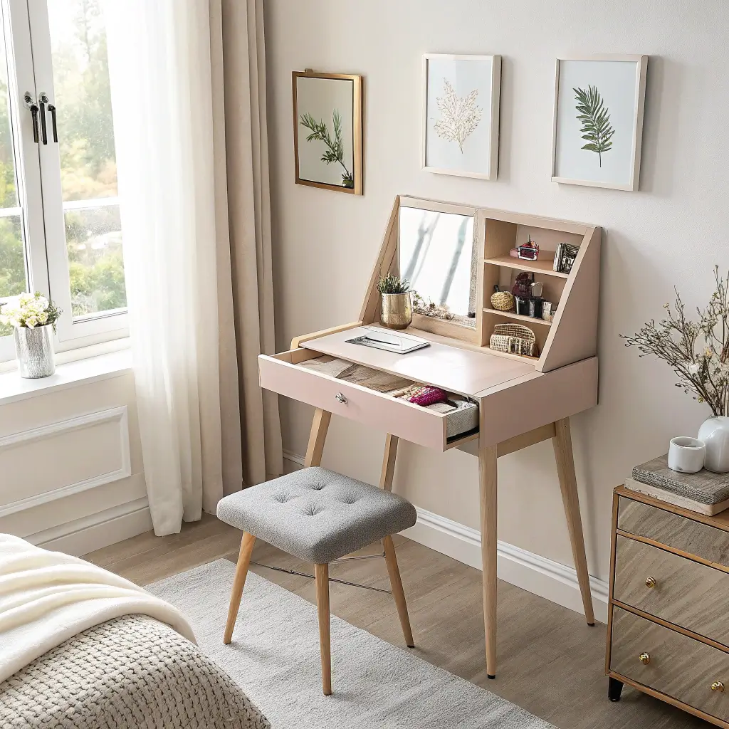 15 Creative Simple Vanity Ideas Bedroom to Maximize Space