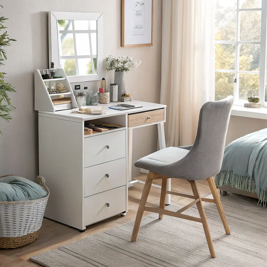15 Creative Simple Vanity Ideas Bedroom to Maximize Space