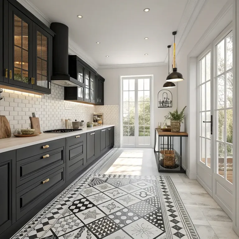 15 Luxe Black and White Kitchen Ideas with Chic Details