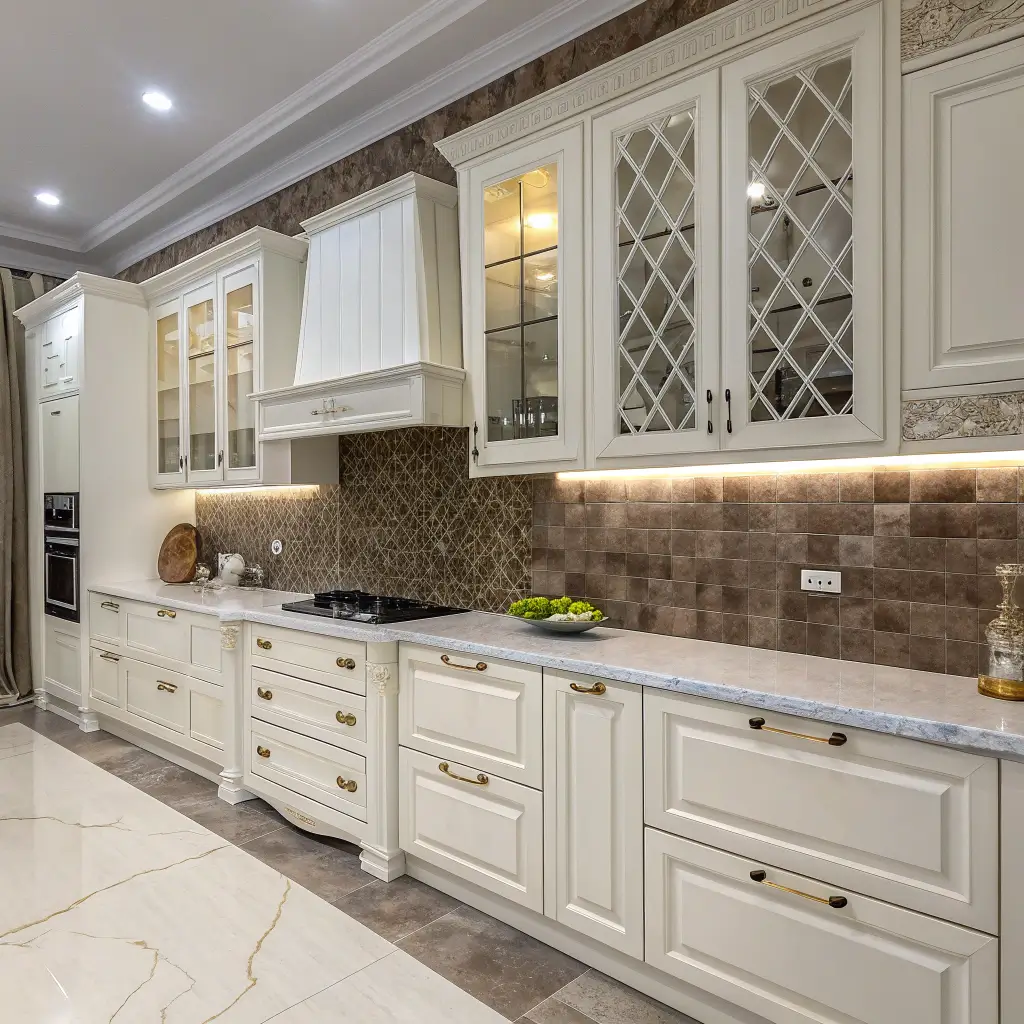 15 Stylish Kitchen Backsplash with White Cabinets Ideas Made Simple