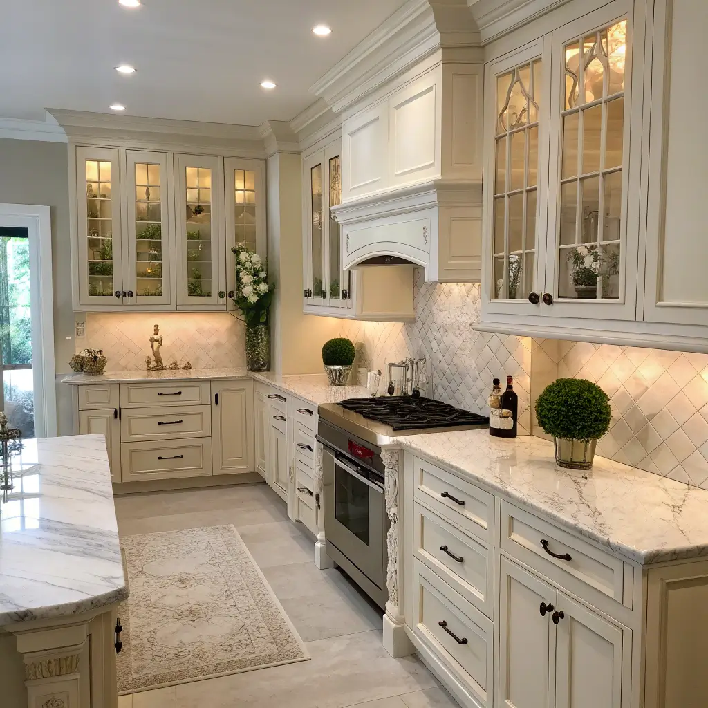 15 Amazing Antique White Kitchen Cabinets Ideas and Modern Flair