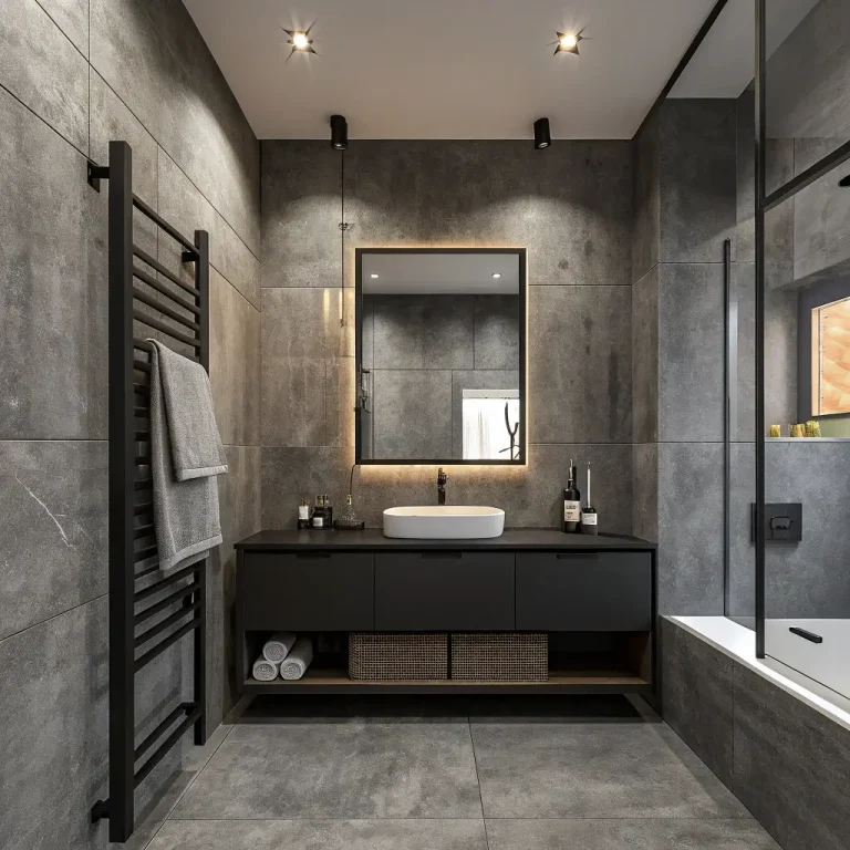 15 Stylish Dark Wallpaper Bathroom Ideas and Chic Transformations