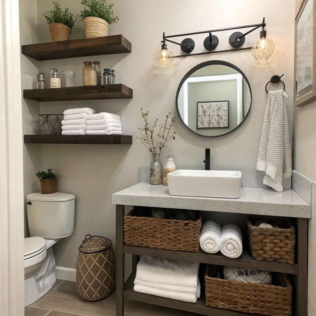 15 Beautiful Small Space Bathroom Design Ideas for Tiny Spaces