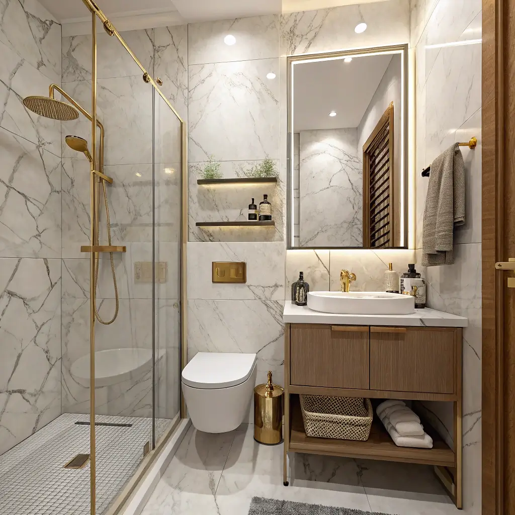15 Beautiful Small Space Bathroom Design Ideas for Tiny Spaces