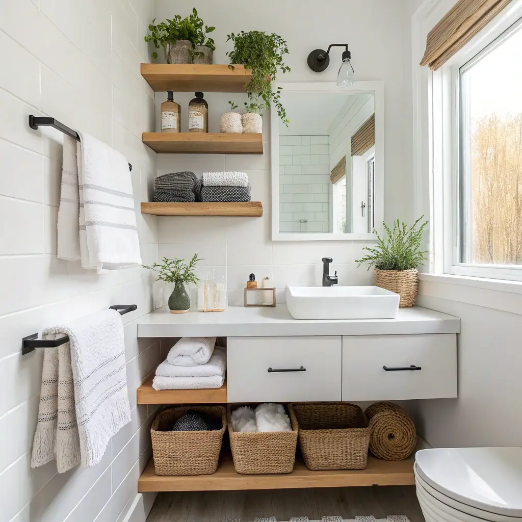 15 Brilliant Small Bathroom Makeover Ideas for Small Spaces