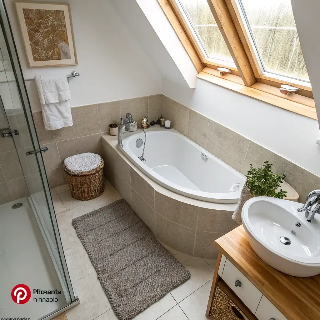14 Modern Small Bathroom Ideas with Tub and Space Hacks