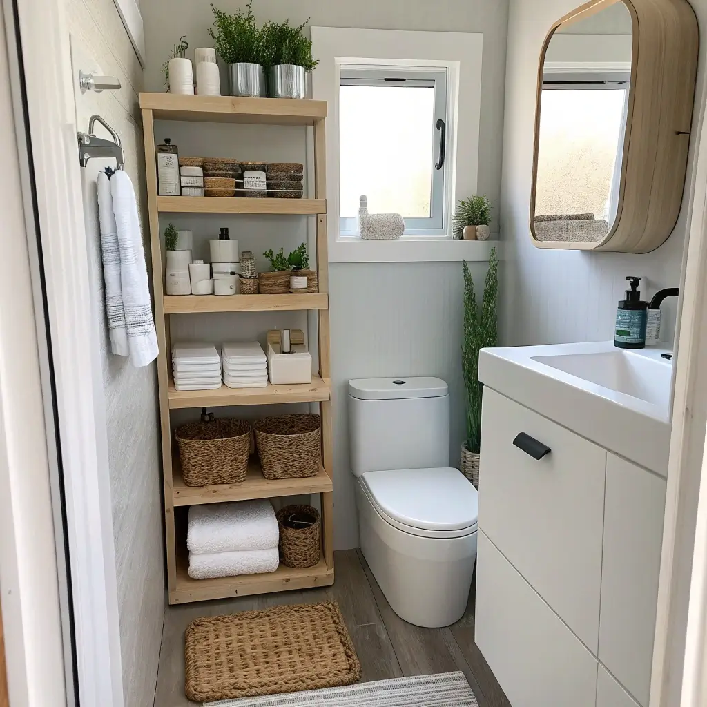 15 Fabulous Small Bathroom Inspiration Ideas for Smart Storage