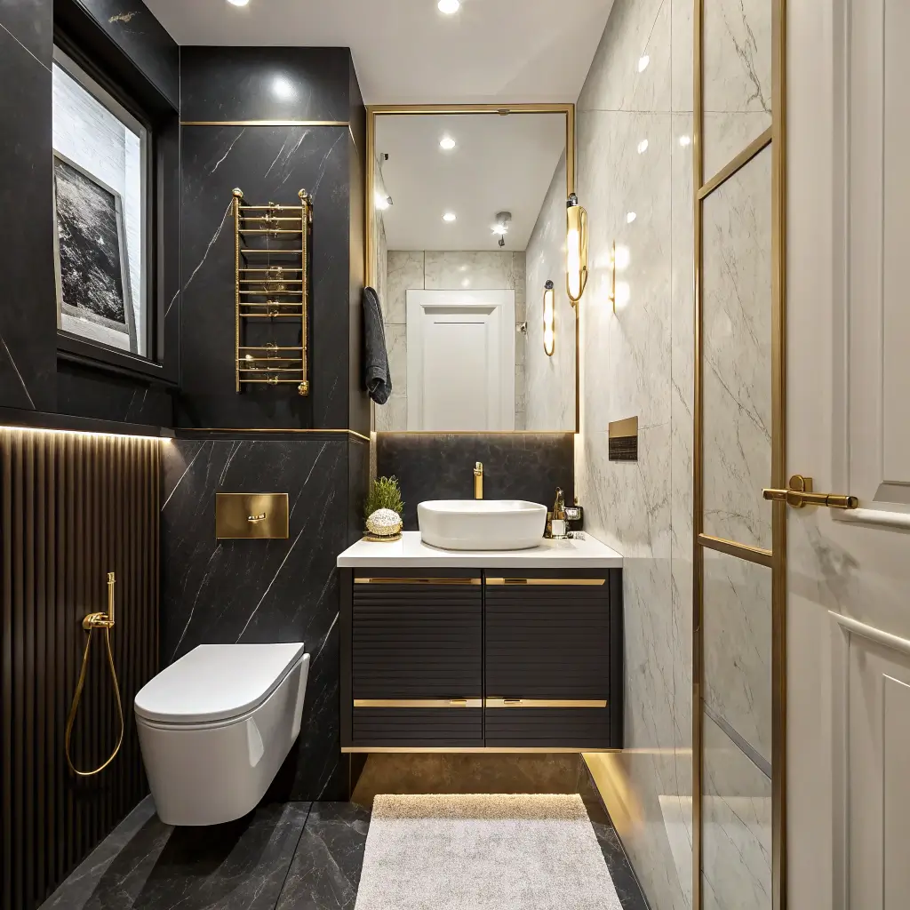 15 Fabulous Small Bathroom Inspiration Ideas for Smart Storage