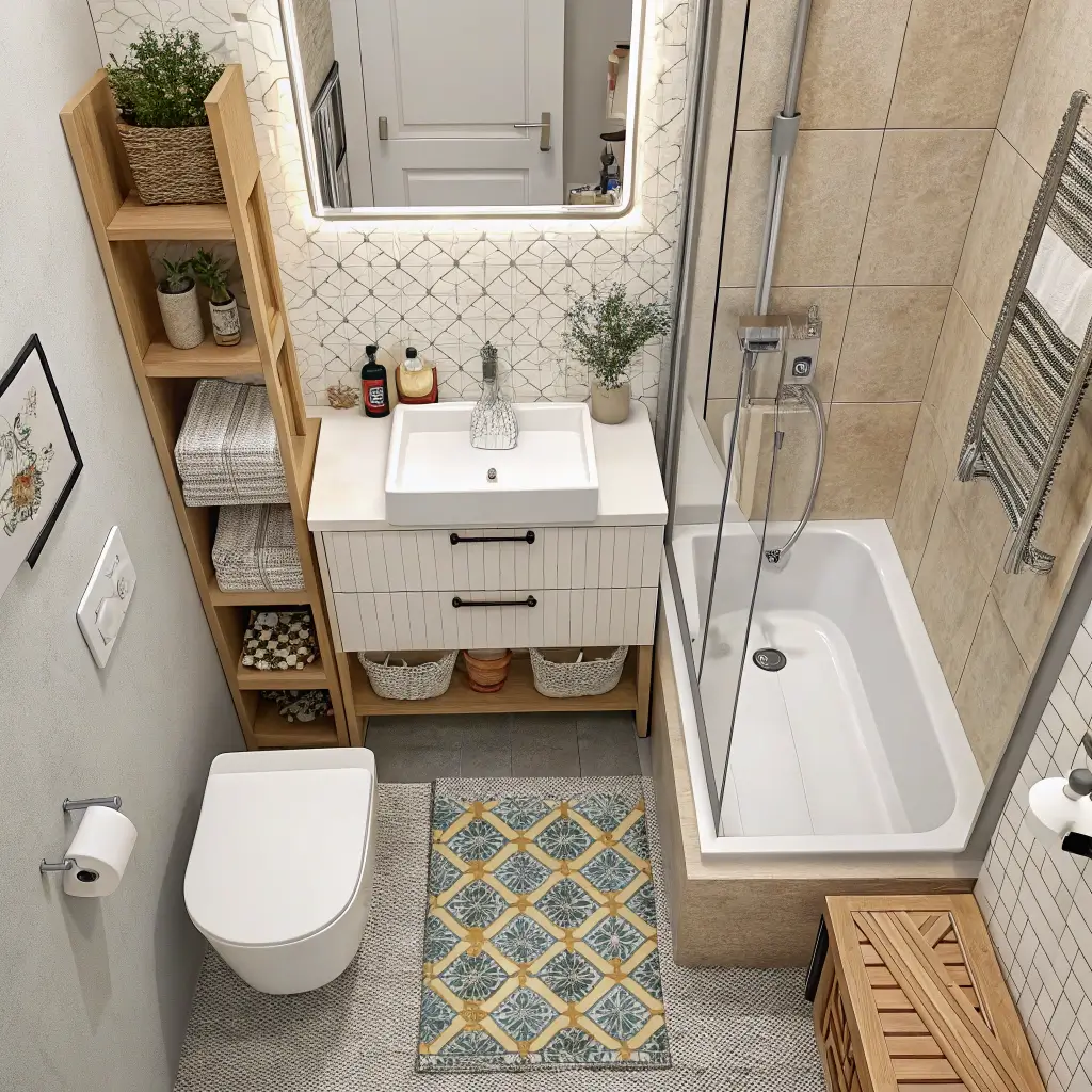 15 Amazing Small Bathroom Layout Floor Plans Ideas for Comfort
